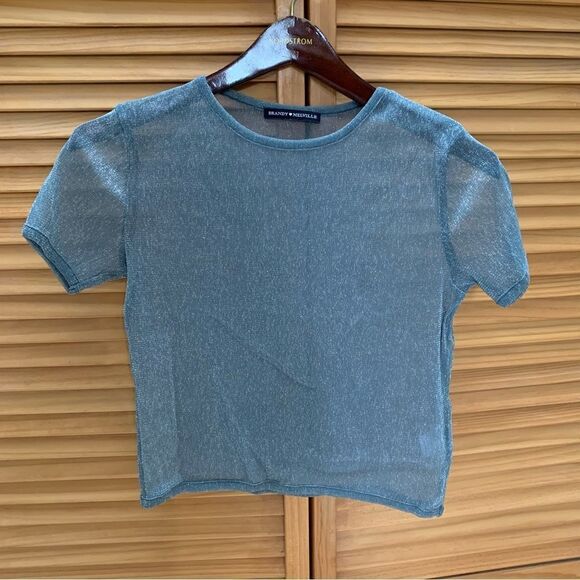 Brandy Melville Shear Crop Top - Picture 1 of 3